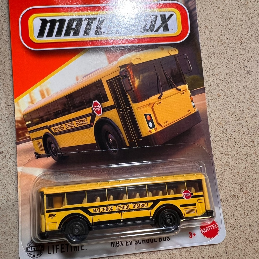 Matchbox Yellow School Bus Toy